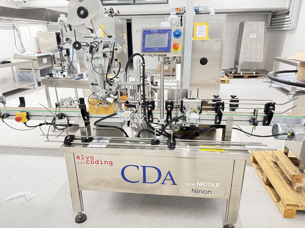 New 2025 Elvo Coding Nicole Etikettiermaschine für Haftetiketten