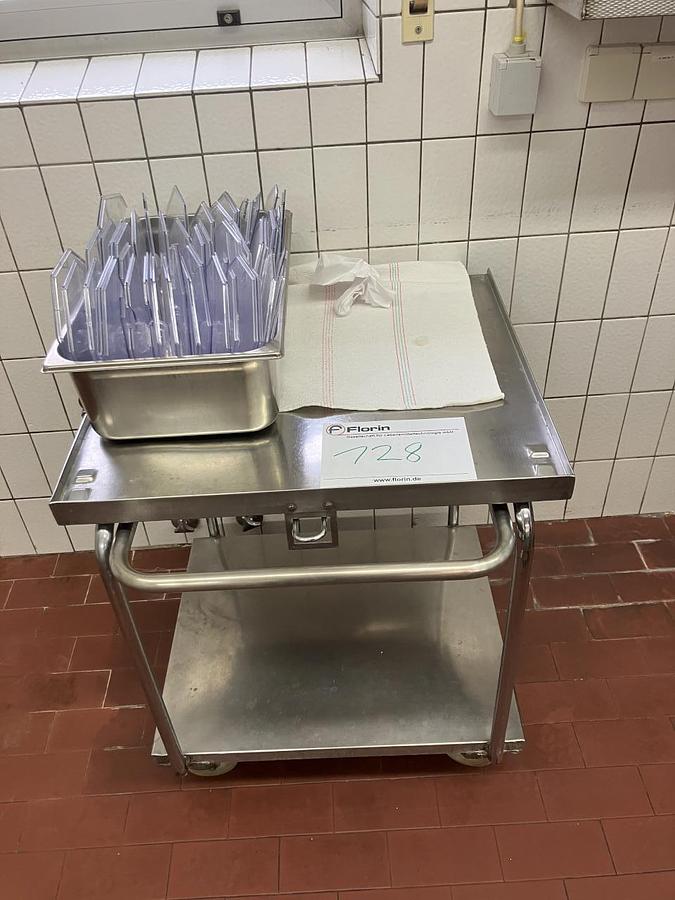 Used NN Fahrbarer Edelstahltisch