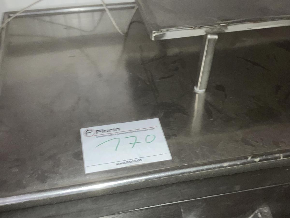 Used NN stabiler Edelstahltisch