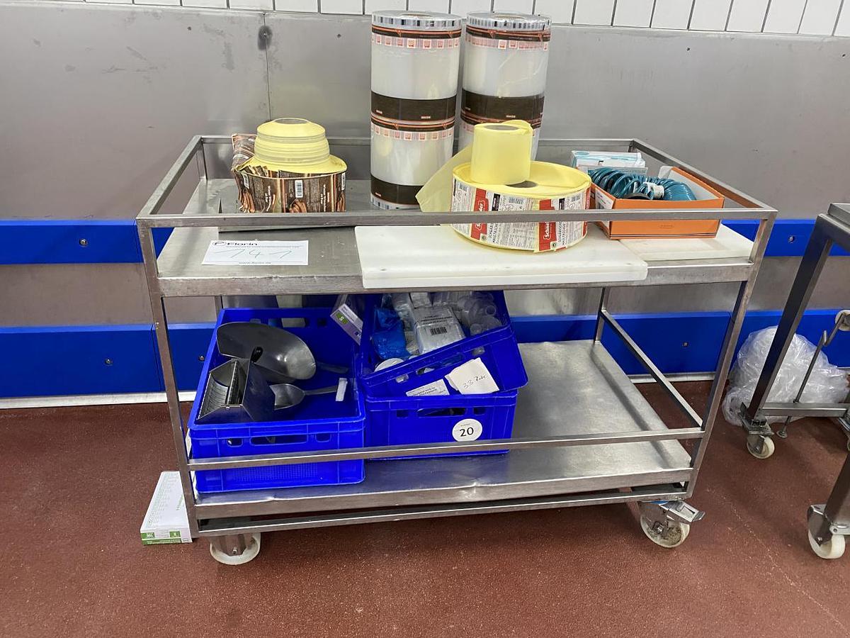 Used NN Fahrbarer Edelstahltisch