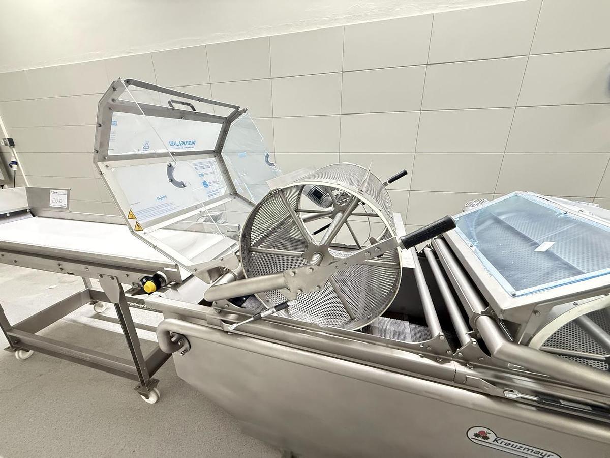 New 2025 Kreuzmayr KWE5500 Gebläsewaschmaschine mit Schrägförderer,