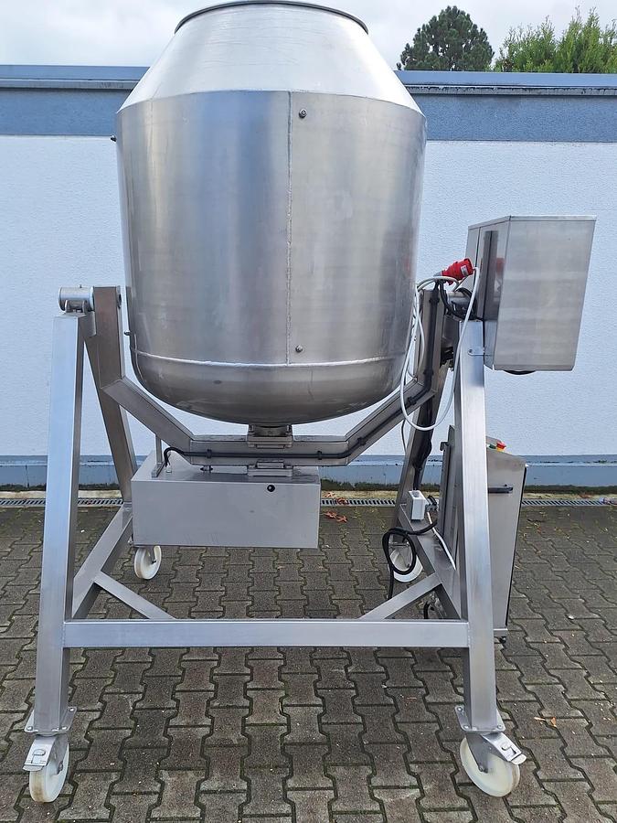 Gebraucht Alistar Europe AE600 Trommelmischer Edelstahl, kippbar, große Trommel (ca. 600 ltr) 1.000 x 1.200 mm