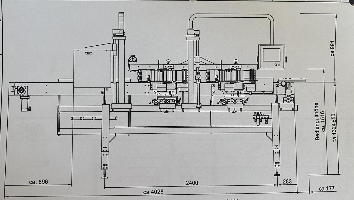 Used 2015 Multivac L410 / LD210 Etikettieranlage für Haftetiketten