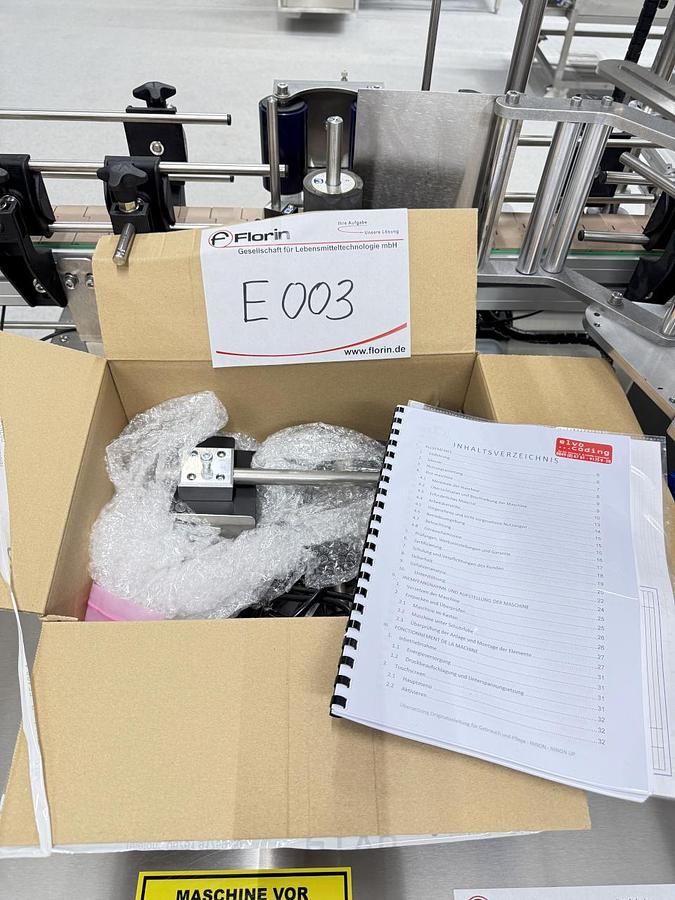 New 2025 Elvo Coding Nicole Etikettiermaschine für Haftetiketten