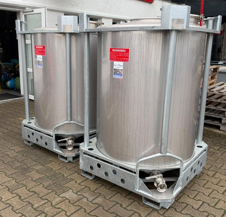 Gebraucht 2023 Behälter KG Bremen 2x Edelstahl-IBC / Lagertank 1.251 ltr