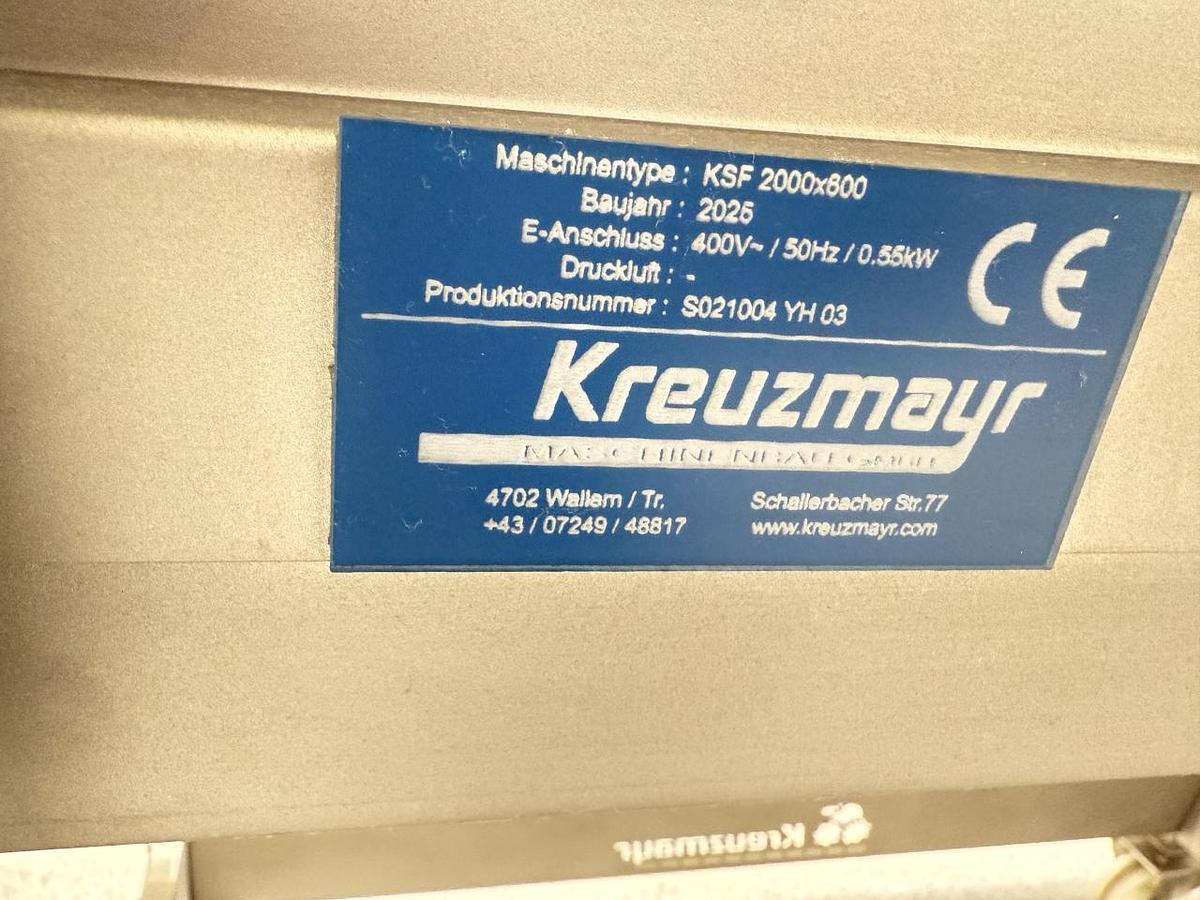 New 2025 Kreuzmayr KSF2000x600 Gurttransportband, fahrbar
