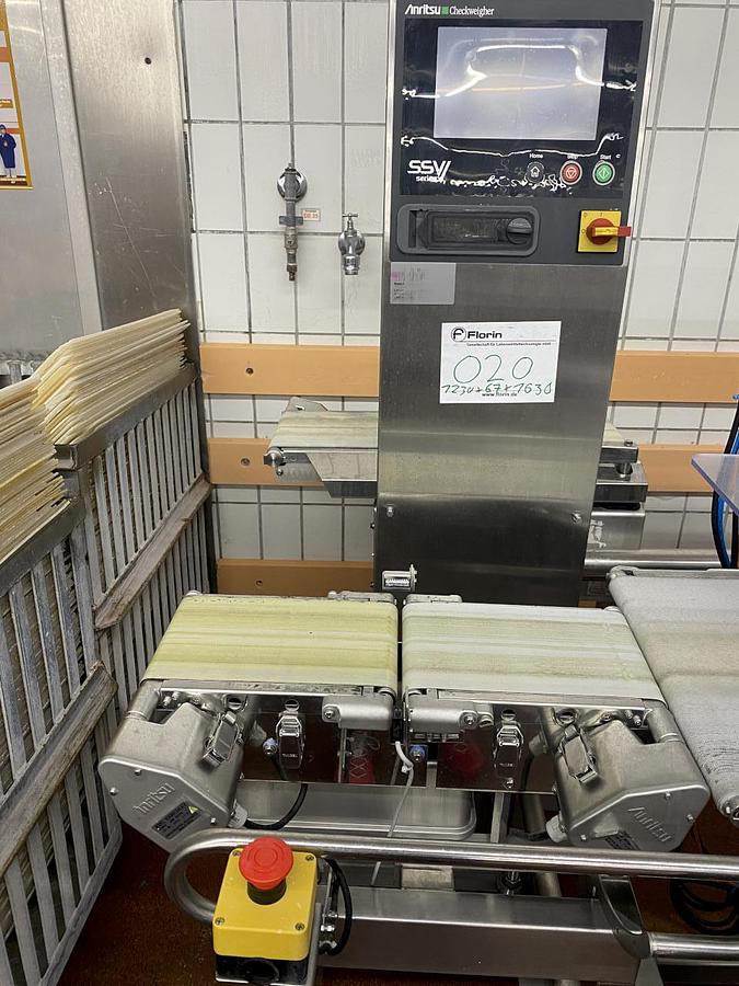 Used Anritsu SSV Series Durchlaufkontrollwaage