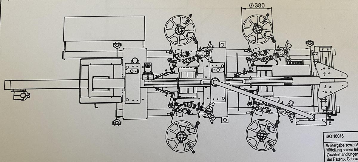 Used 2015 Multivac L410 / LD210 Etikettieranlage für Haftetiketten