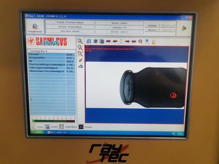 Gebraucht 2009 Raytec Röntgeninspektion für zylindrische Konservengläser- und Dosen RV-200