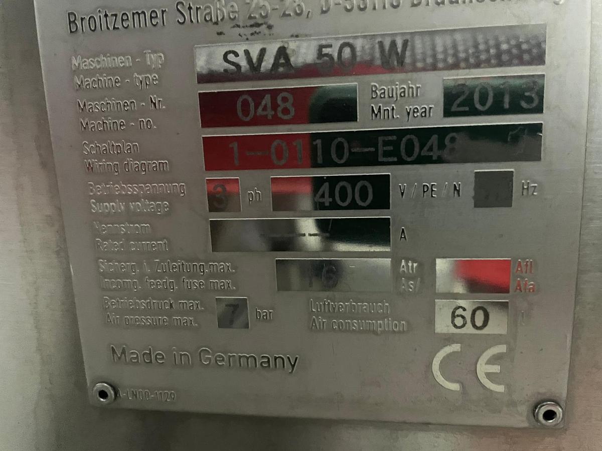Gebraucht 2013 Lanico SVA 50W Dosenverschließmaschine