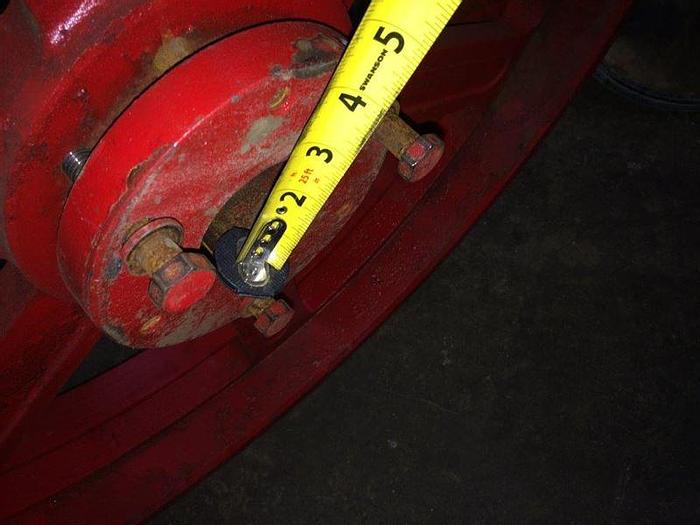 Used PULLEY SHEAVE 6-GROOVE 6B250 E BELT DRIVE WHEEL for Mud Pump