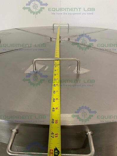 Used Millipore Stainless Steel Resin Container 88277020 w/ Sanitary Fittings