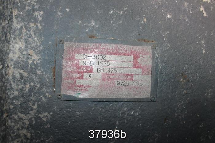Used Nash CL3002 Vacuum Pump with Motor #37936
