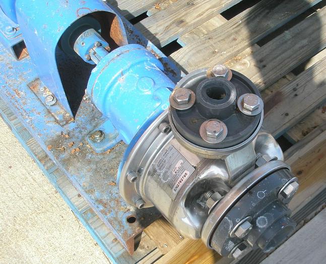 Used Pump, Centrif., 0.75 HP, S/st, 2" In/1" Out, Goulds #C736376