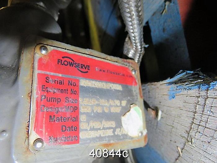 Used Flowserve 1.5LLR-10A/9.75 SF Pump, Cast Iron Casing #40844