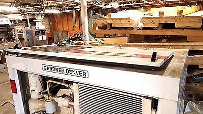 Used 1995 Gardner Denver 15 HP Air Compressor Model EBERDF with Compressed Air Dryer