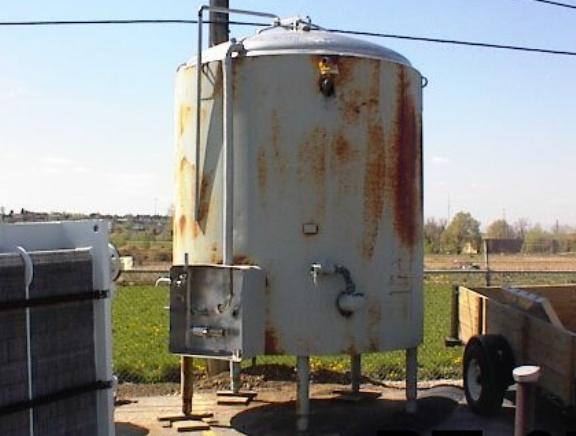 Used 2000 GALLON PROCESSOR TANK.  CREPACO SERIAL 2000 9969