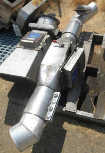 Used Separator, Magnetic, Pneumatic, 6", S/st, Round Pipe #S741273