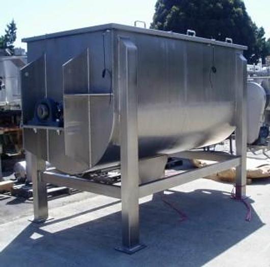 Mixer, Ribbon, 150 CF, 304 S/st, 50 HP, New, HD, #H731071