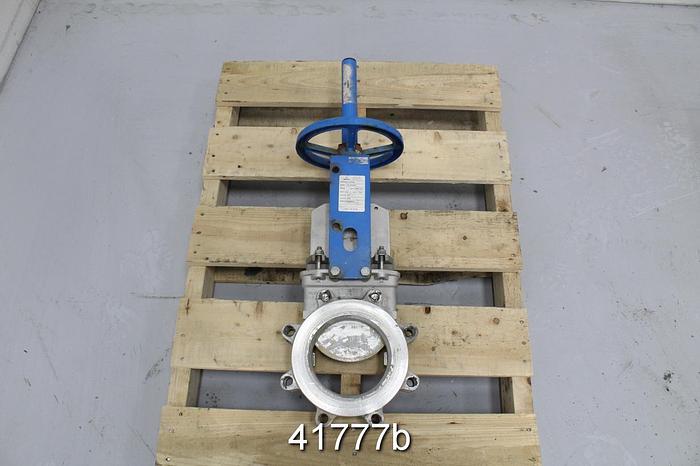 Used Orbinox 20-3434MI 6" Hand Operated Knife Gate Valve #41777