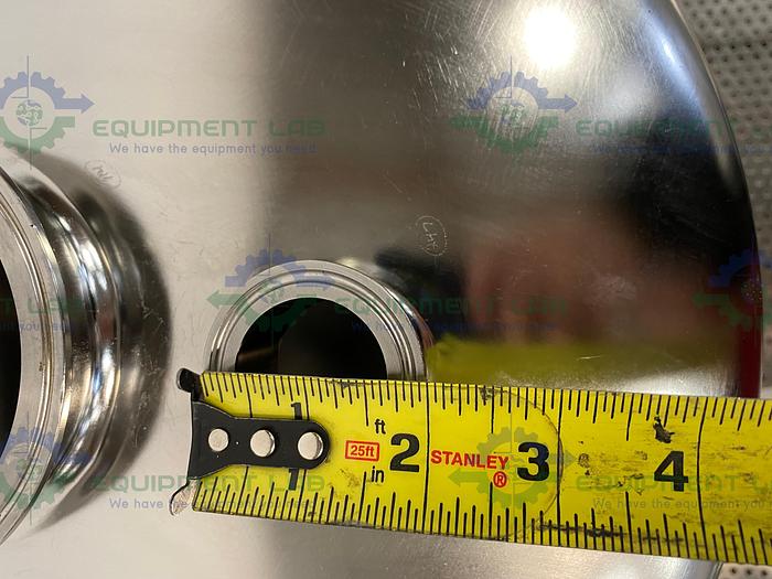 Used Alloy Products 45 Liter Stainless Steel Reactor 50 PSI w/ Bottom Drain & Valves