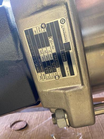 Grundfos 7.5 HP Pump & Motor CRME-45-1-1-1 A-G-A-E-HQQE