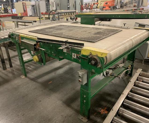 Used 51 INCH WIDE x 5 FT LONG BELT CONVEYOR