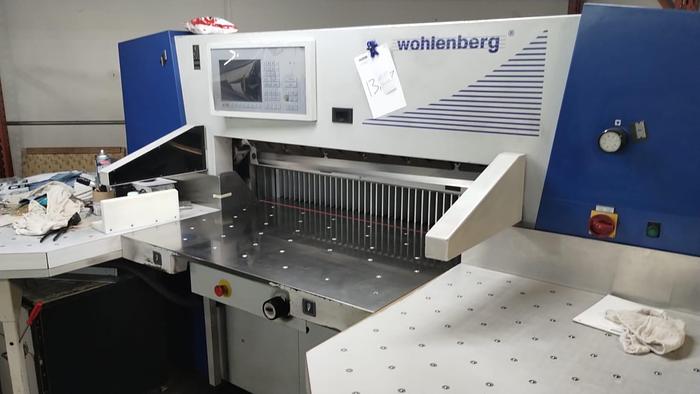 Used 1999 Wohlenberg 45 inch paper cutter