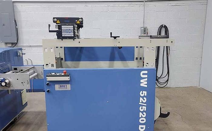 Used 2007 MBO Paper Folder w/ UW Unwinder, Panel Sheeter SVC 520C, and Vertical Stacking SVC 520S