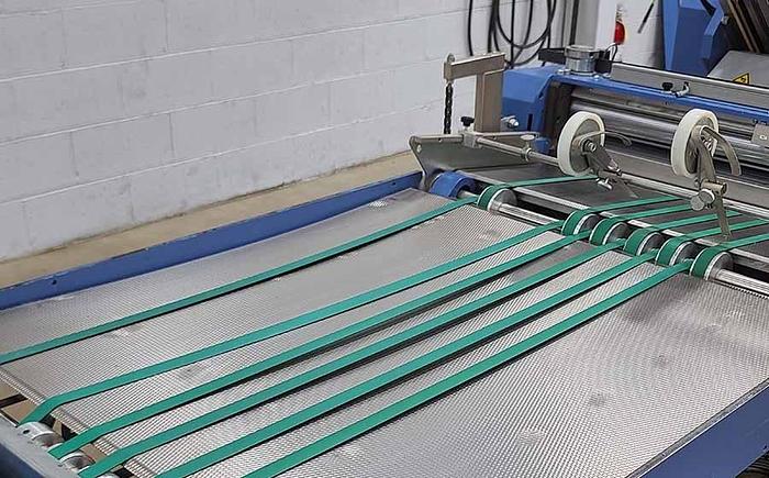 Used 2007 MBO Paper Folder w/ UW Unwinder, Panel Sheeter SVC 520C, and Vertical Stacking SVC 520S