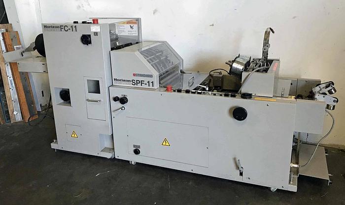 Used Horizon Stitcher/Folder (SPF-11) & Trimmer (FC-11) Collator (MC-80) Horizon Stitcher/Folder (SPF-11) & Trimmer (FC-11) Collator (MC-80)