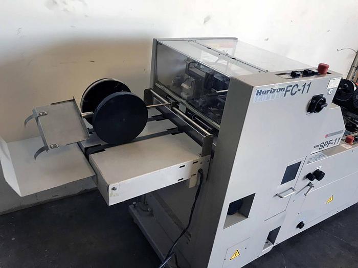 Used Horizon Stitcher/Folder (SPF-11) & Trimmer (FC-11) Collator (MC-80) Horizon Stitcher/Folder (SPF-11) & Trimmer (FC-11) Collator (MC-80)