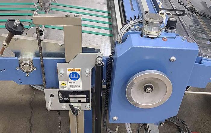 Used 2007 MBO Paper Folder w/ UW Unwinder, Panel Sheeter SVC 520C, and Vertical Stacking SVC 520S