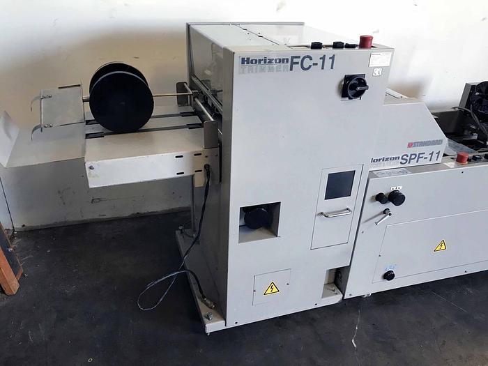 Used Horizon Stitcher/Folder (SPF-11) & Trimmer (FC-11) Collator (MC-80) Horizon Stitcher/Folder (SPF-11) & Trimmer (FC-11) Collator (MC-80)