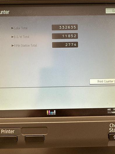 Used 2020 Ricoh C7100 Digital Printer