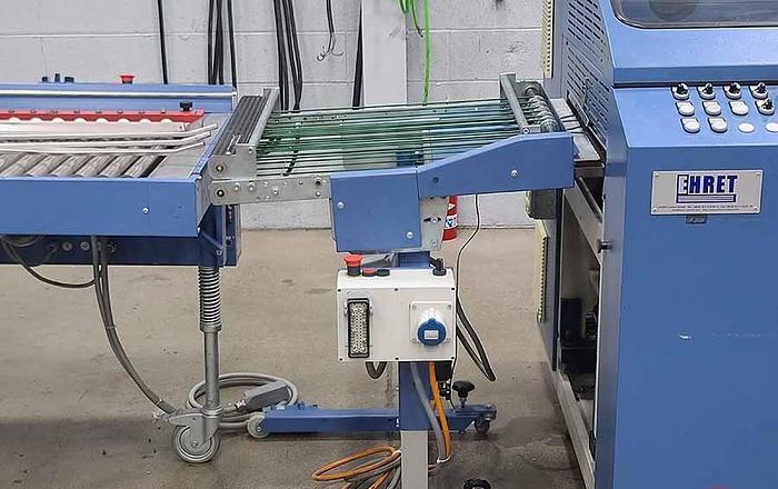 Used 2007 MBO Paper Folder w/ UW Unwinder, Panel Sheeter SVC 520C, and Vertical Stacking SVC 520S