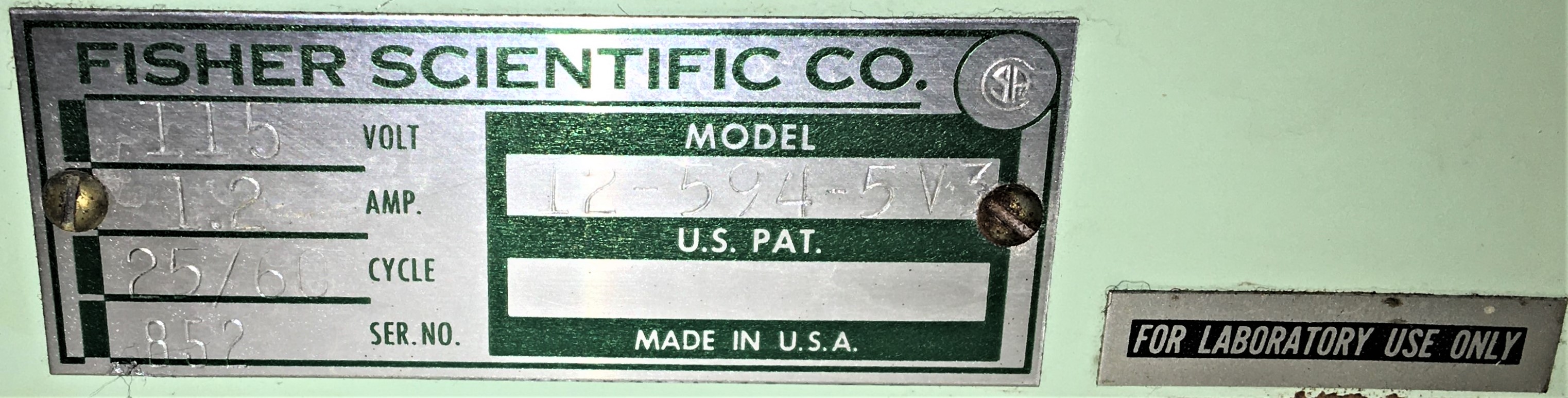 Used Fisher Scientific 12-594 Slide Warmer