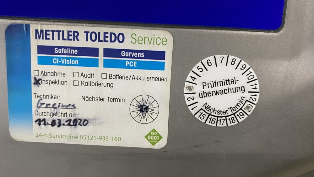Used Mettler Toledo metal-detector