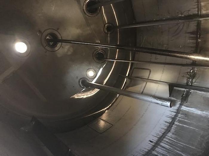 Refurbished 5,000 GALLON VERTICAL TANK - 316L S/S - 60 PSI