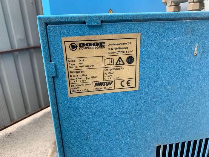 Used 2002 Boge S10 Screw Air Compressor