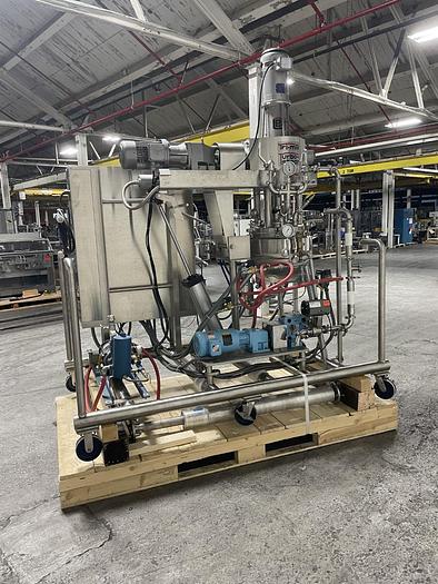 Used 20 LITER LEE TRI-MIX TURBO SHEAR KETTLE - S/S - VACUUM - JACKETED