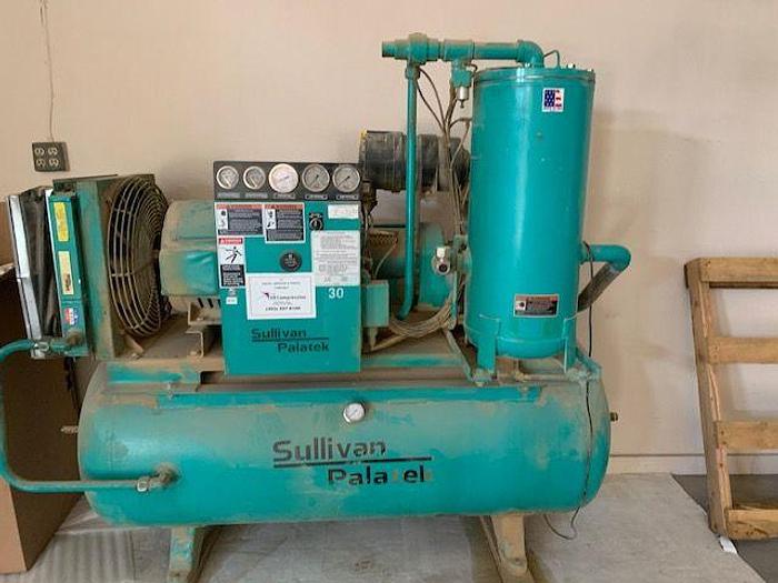 Sullivan 30 HP Horizontal Screw Compressor