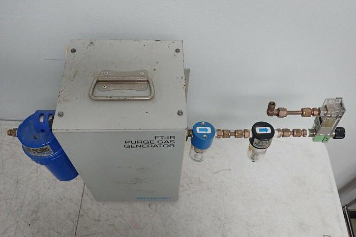 Used Whatman 75-45-12VDC FT-IR Laboratory Purge Gas Generator w/ Balston A912A-BX
