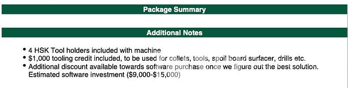 Used 2018 CR Onsrud Model 145M12D CNC Router