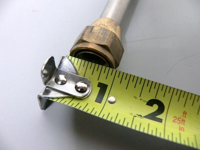 Used 72" Stainless Steel Flexible Braided Hose w/ Quick Connections