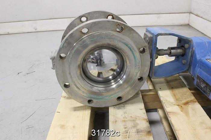 Used Neles Jamesbury R21CA08CCJK 8" V-Ball Control Valve #31782