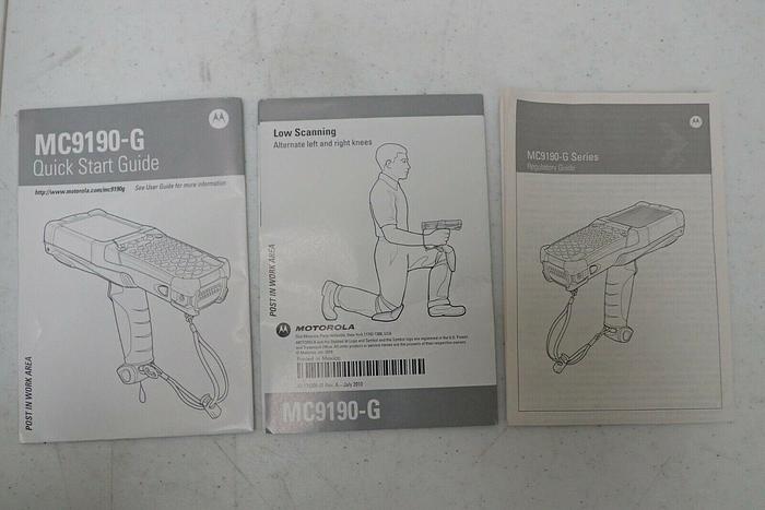 Used Motorolla MC9190-G Handheld Barcode Scanner w/ Tethered Stylus