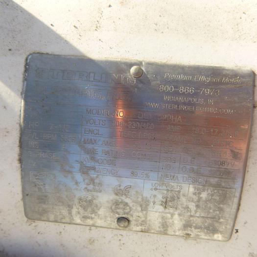 Used Heat Exchanger, Shell & Tube, S/st, Heat Transfer Pump Skid, (4) Pumps #S744940