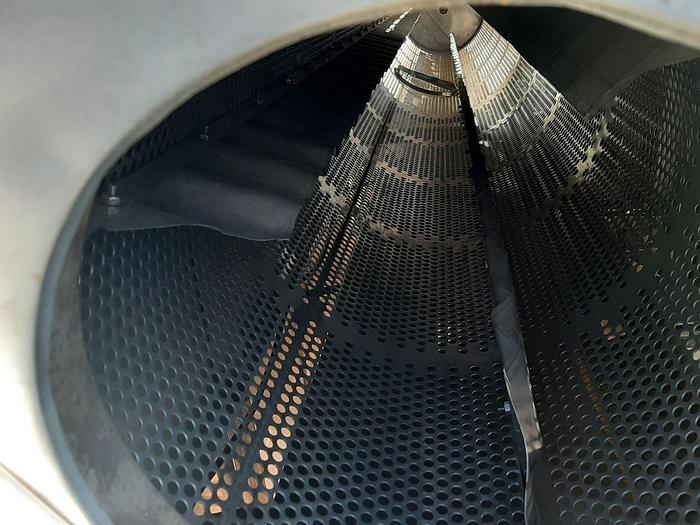 Used Cutter, Stem, Chili Peppers, S/st, (2) Perforated Drums #C744823