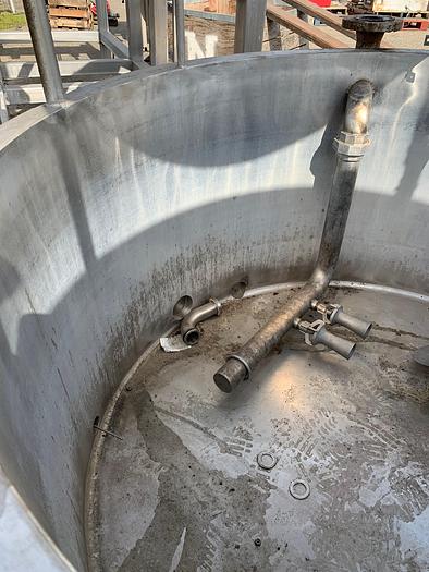 Used 400 Gallon Stainless Steel Mix Tank